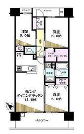 イニシア豊洲コンフォートプレイス 3階 間取り図