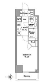 コンフォリア馬込 408 間取り図