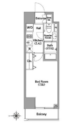 コンフォリア馬込 107 間取り図