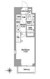 コンフォリア馬込 309 間取り図