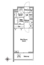 コンフォリア馬込 412 間取り図