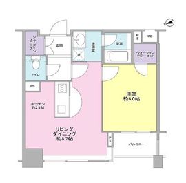 ファミール新宿グランスイートタワー 4階 間取り図