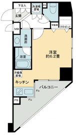 パレステュディオ麻布イースト 12階 間取り図