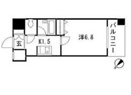 ドゥーエ新川 603 間取り図