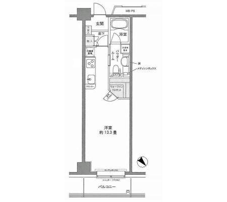 プライムアーバン豊洲 620 間取り図