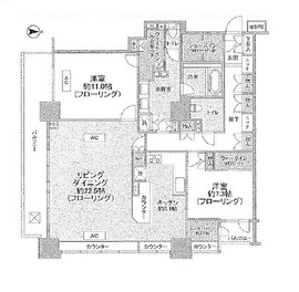 ライオンズ四谷タワーゲート 26階 間取り図