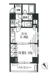 アトラス日本橋水天宮 3階 間取り図