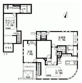 バーグ麻布 201 間取り図