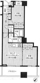 エアライズタワー 21階 間取り図