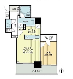 ライオンズ四谷タワーゲート 3階 間取り図