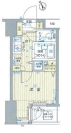 フォレシティ六本木 405 間取り図