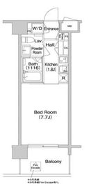 コンフォリア南砂町 1607 間取り図