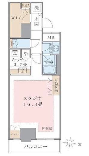 ブリリアイスト東雲キャナルコート 228 間取り図