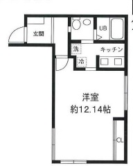 レジディア代々木 204 間取り図