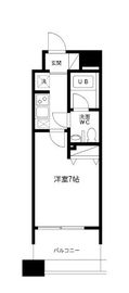 レジディア島津山 909 間取り図