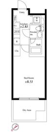 HTピア赤坂 102 間取り図