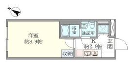 HTピア赤坂 503 間取り図