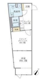 HTピア赤坂 410 間取り図