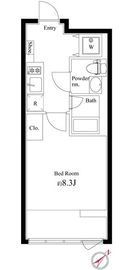 HTピア赤坂 602 間取り図