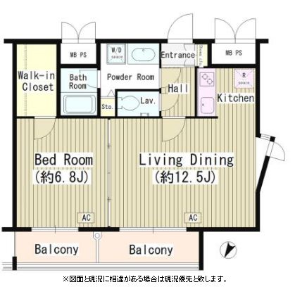 Wat's白金 705 間取り図