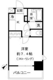 リテラス白金台ヒルズ 1104 間取り図