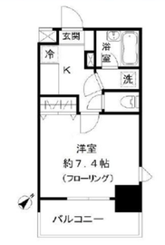 リテラス白金台ヒルズ 304 間取り図