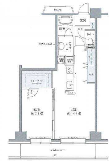 プライムアーバン豊洲 327 間取り図
