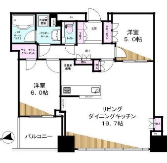 シティタワーズ豊洲ザ・シンボル 28階 間取り図