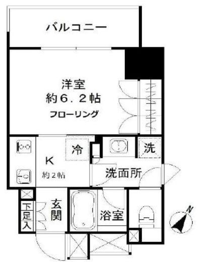 パークリュクス御茶ノ水 5階 間取り図
