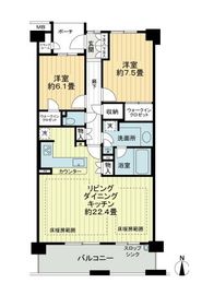 ヴェーゼント駒場公園 3階 間取り図