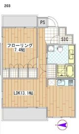 THEパームス三田 2階 間取り図