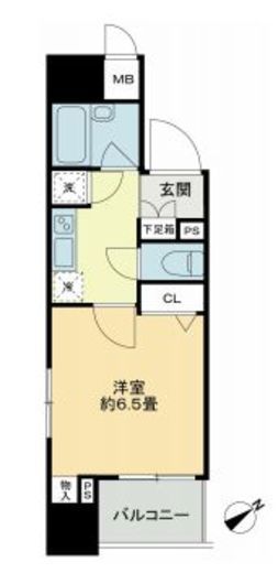 クロスレジデンス蒲田 811 間取り図