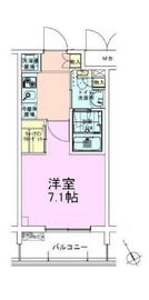 門前仲町レジデンス参番館 1302 間取り図