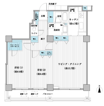 ベルタワー 3004 間取り図