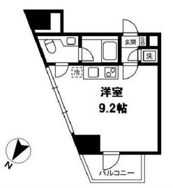 グレイス高輪タワー 5階 間取り図