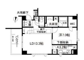 アトラス江戸川アパートメント 4階 間取り図
