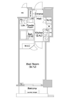コンフォリア麻布EAST 303 間取り図