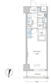 アーバネックス清澄白河2 E202 間取り図