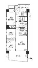 ザ・パークハウス東品川 1階 間取り図
