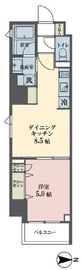 レーヴ半蔵門 302 間取り図