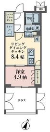 メゾンビスタ渋谷宇田川 103 間取り図