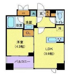 メゾンビスタ渋谷宇田川 704 間取り図