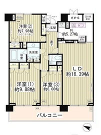 マーシュフィールド四番町 704 間取り図