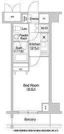 コンフォリア豊洲 508 間取り図