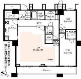 ザ・東京タワーズ シータワー 57階 間取り図