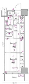 ガーラ・プレシャス神宮外苑 2階 間取り図