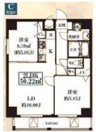 シャッツクヴェレ浅草橋 901 間取り図