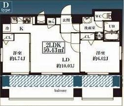 シャッツクヴェレ浅草橋 1001 間取り図