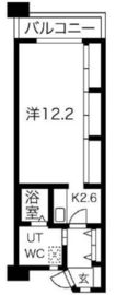 シティコート目黒 3-416 間取り図