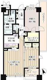 クラッサ初台 1203 間取り図